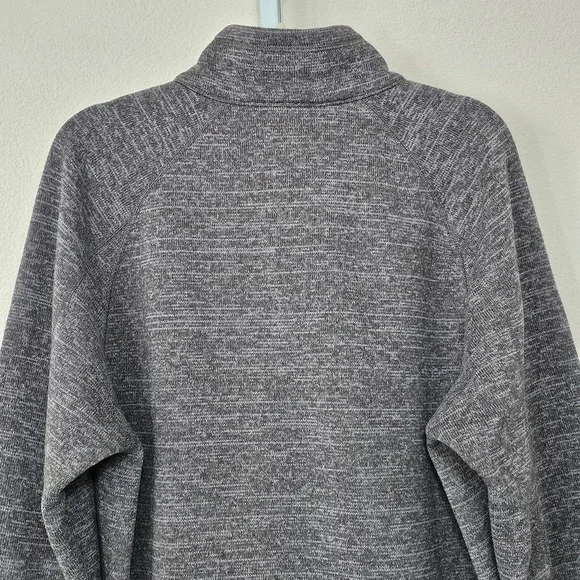 PATAGONIA Gray Worn Wear Men's Better 1/4 Zip Pullover Knit Fleece Sweater Sz L - Picture 6 of 15